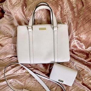 Blush Pink Kate Spade Purse with Matching Wallet
